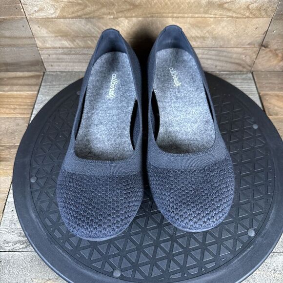 Allbirds Women's Size US 7 Tree Breezers Slip On Ballet Dark Gray Comfort Flats - Picture 4 of 11
